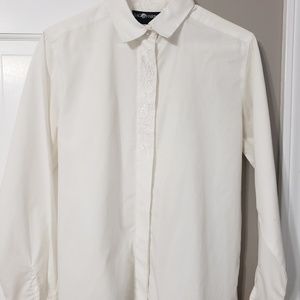 SAG harbor White button down blouse